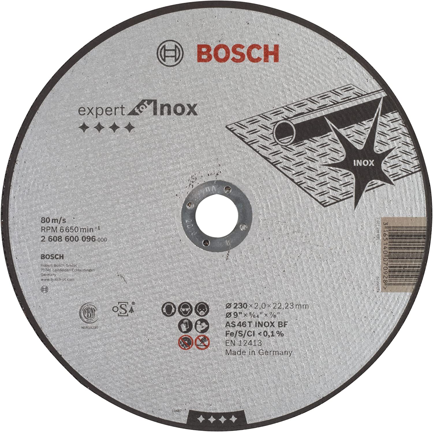 EXInox Kesme Taşı 230*2,0 mm Düz Yedek Parça, Aksesuar ve Bakım Onarım Hizmeti