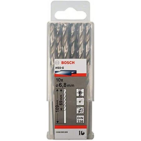 HSS-G Metal Matkap Ucu 6,8*109 mm 10lu Yedek Parça, Aksesuar ve Bakım Onarım Hizmeti