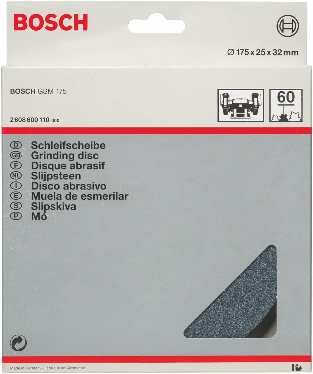 Biley Taşı 175*25*32 mm 60 Kum GSM 175 Yedek Parça, Aksesuar ve Bakım Onarım Hizmeti