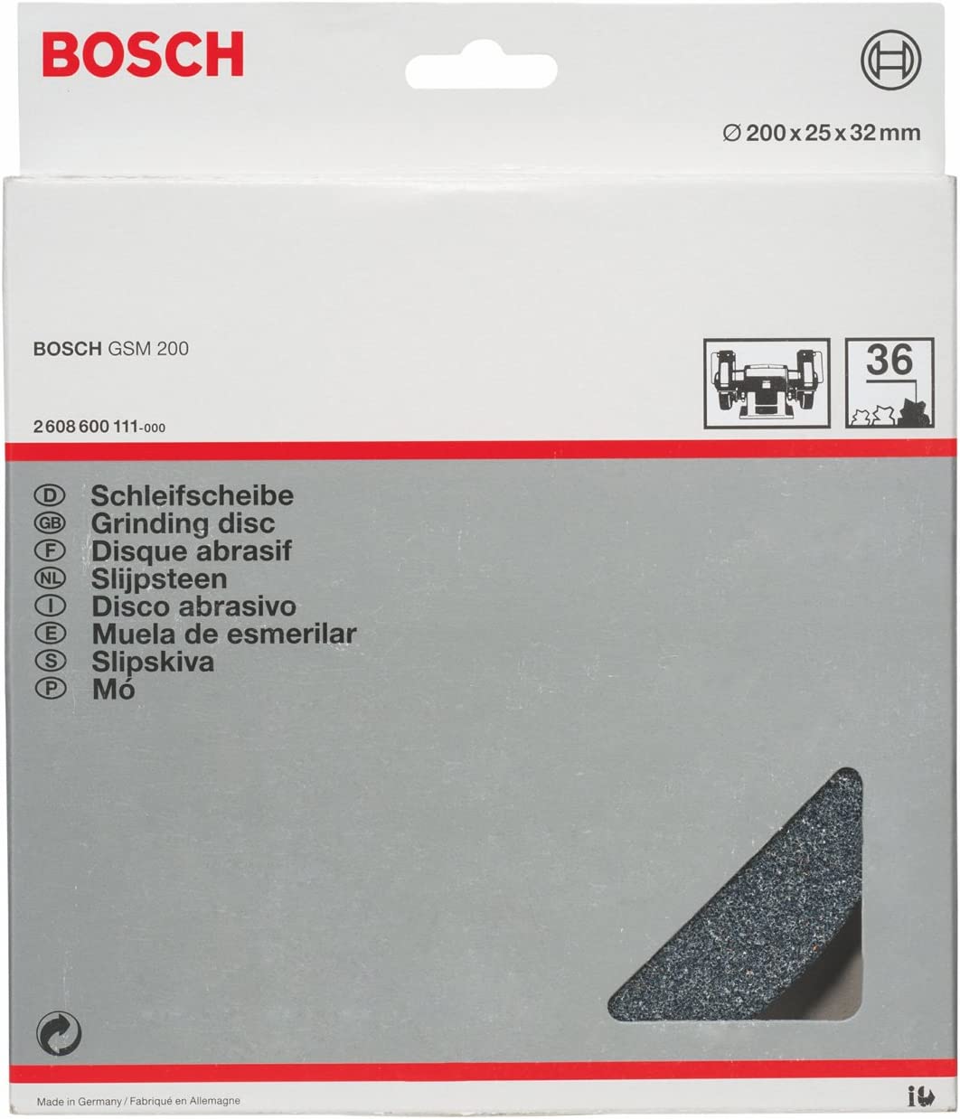 Biley Taşı 200*25*32 mm 36 Kum GSM 200/D Yedek Parça, Aksesuar ve Bakım Onarım Hizmeti