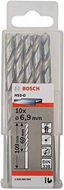 HSS-G Metal Matkap Ucu 6,9*109 mm 10lu Yedek Parça, Aksesuar ve Bakım Onarım Hizmeti