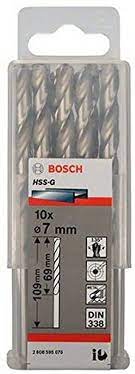 HSS-G Metal Matkap Ucu 7*109 mm 10lu Yedek Parça, Aksesuar ve Bakım Onarım Hizmeti