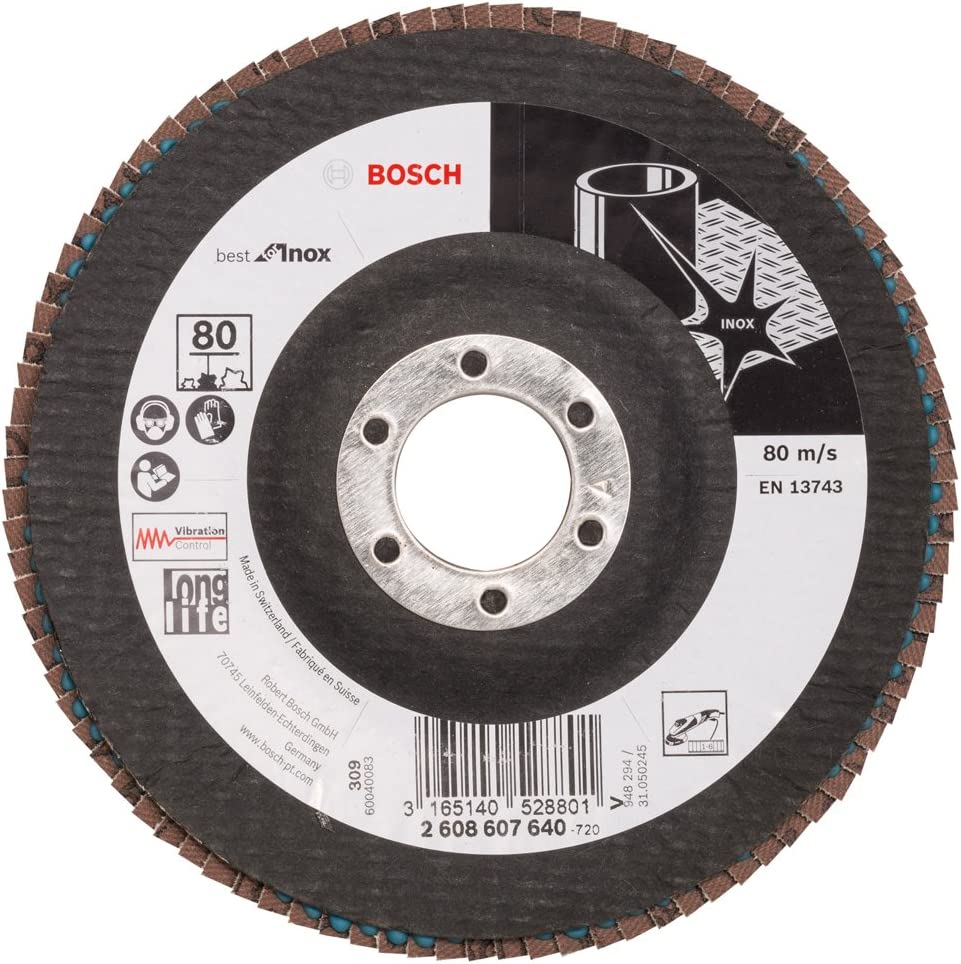 Best For Inox 125 mm 80 Kum Flap Disk Yedek Parça, Aksesuar ve Bakım Onarım Hizmeti