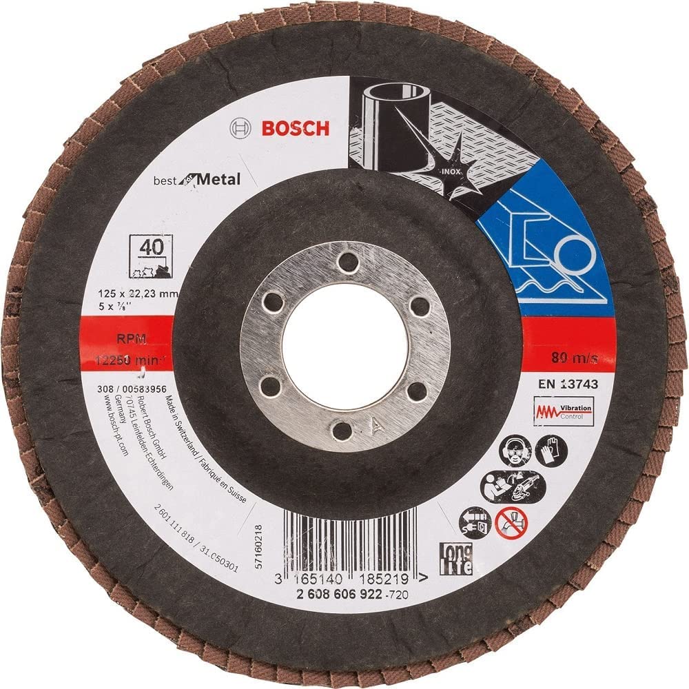 BFM 125 mm 40 Kum Flap Disk Yedek Parça, Aksesuar ve Bakım Onarım Hizmeti