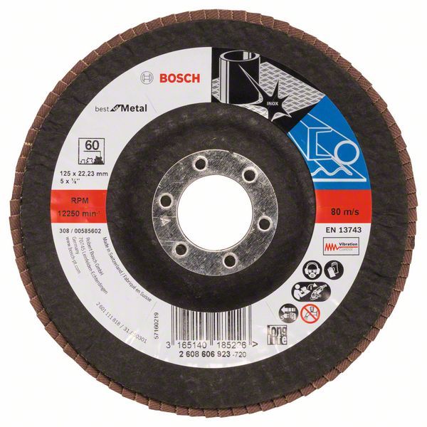 BFM 125 mm 60 Kum Flap Disk Yedek Parça, Aksesuar ve Bakım Onarım Hizmeti