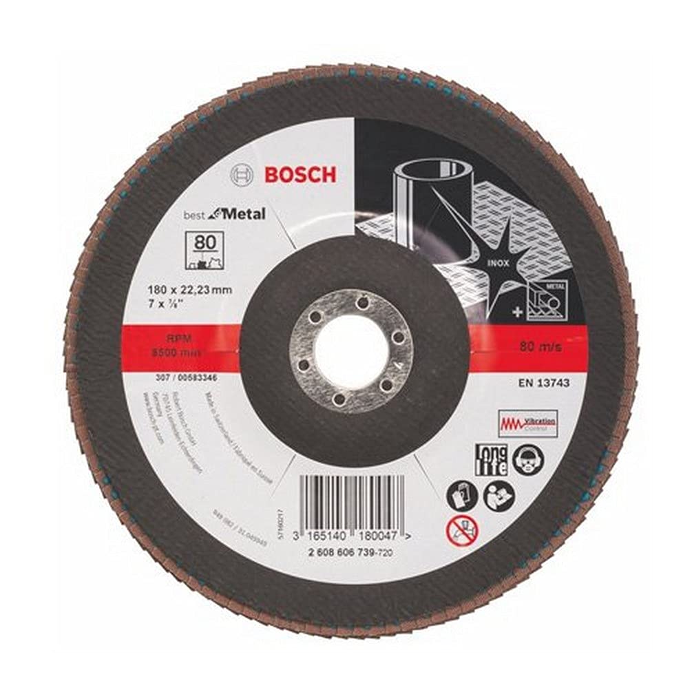 BFM 180 mm 80 Kum Flap Disk Yedek Parça, Aksesuar ve Bakım Onarım Hizmeti