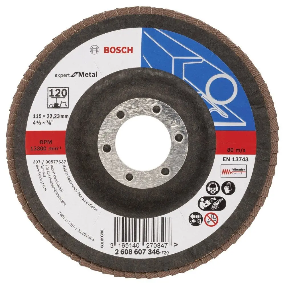 EXM 115 mm 120 Kum Flap Disk Yedek Parça, Aksesuar ve Bakım Onarım Hizmeti