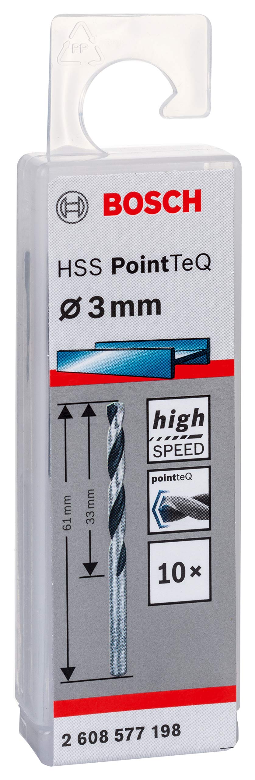 HSSPointTeQ Metal Matkap Ucu 3,1mm 10lu Yedek Parça, Aksesuar ve Bakım Onarım Hizmeti