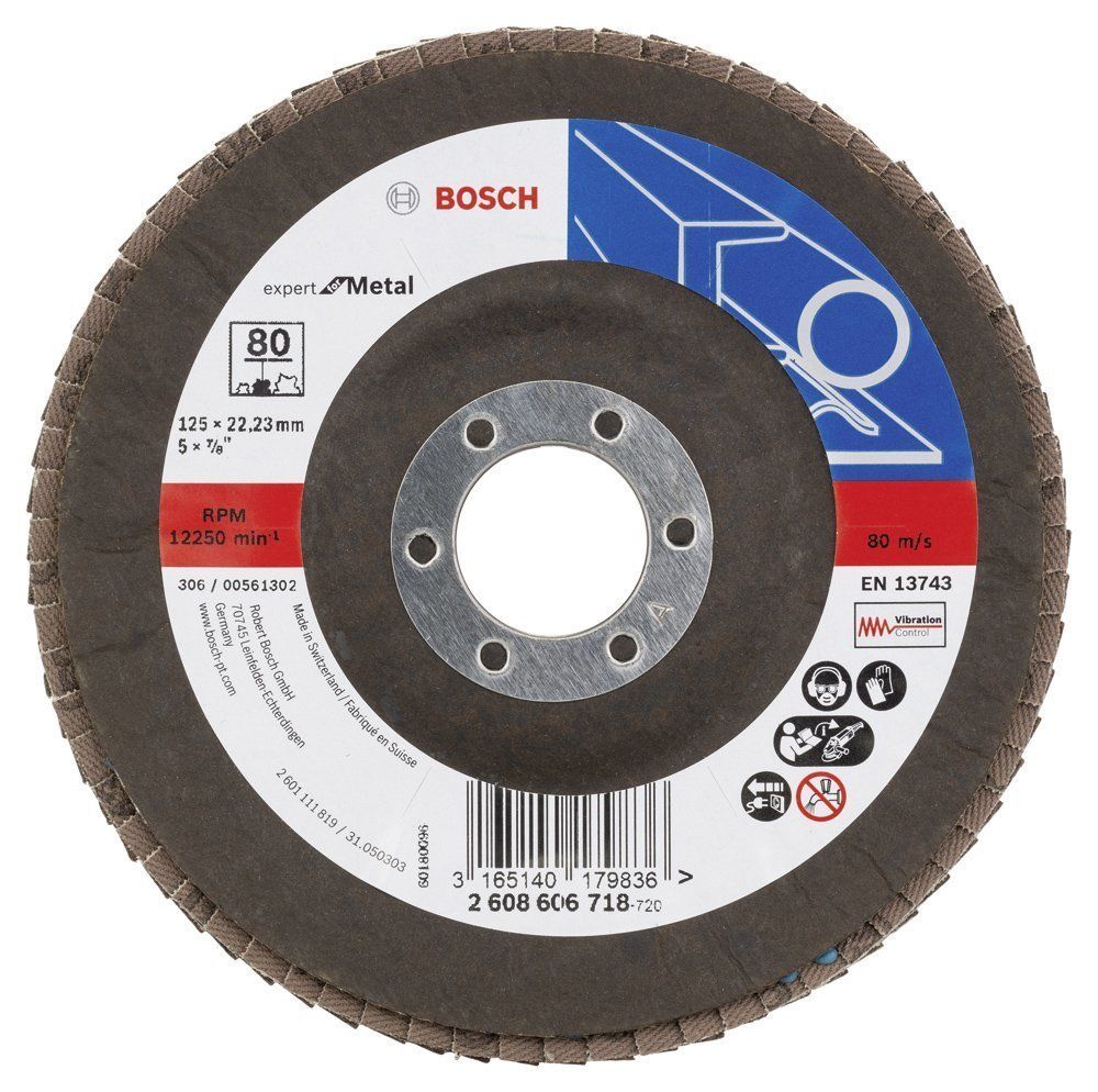 EXM 125 mm 80 Kum Flap Disk Yedek Parça, Aksesuar ve Bakım Onarım Hizmeti