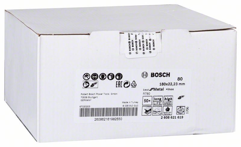 R780 BFM+Inox 180mm 80Kum Fiber Disk Yedek Parça, Aksesuar ve Bakım Onarım Hizmeti