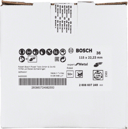 R444 EXM 115 mm 36Kum Fiber Disk Yedek Parça, Aksesuar ve Bakım Onarım Hizmeti