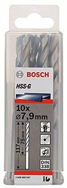 HSS-G Metal Matkap Ucu 7,9*117 mm 10lu Yedek Parça, Aksesuar ve Bakım Onarım Hizmeti