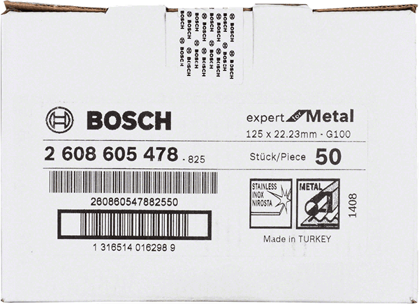 R444 EXM 125 mm 100Kum Fiber Disk Yedek Parça, Aksesuar ve Bakım Onarım Hizmeti