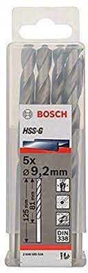 HSS-G Metal Matkap Ucu 9,2*125 mm 5li Yedek Parça, Aksesuar ve Bakım Onarım Hizmeti