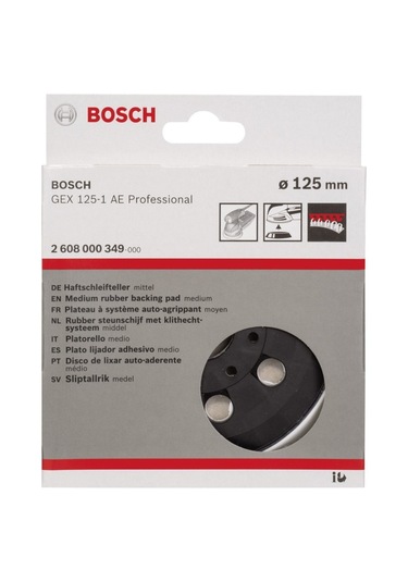 Zımpara Tabanı 8D-O 125mm GEX125-1AE Yedek Parça, Aksesuar ve Bakım Onarım Hizmeti