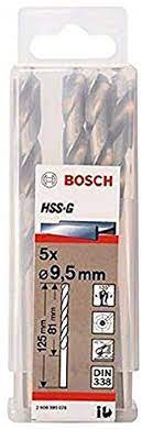HSS-G Metal Matkap Ucu 9,5*125 mm 5li Yedek Parça, Aksesuar ve Bakım Onarım Hizmeti