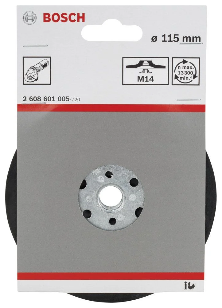 Fiber Disk Tabanı M14 Flanş Dişli 115mm Yedek Parça, Aksesuar ve Bakım Onarım Hizmeti