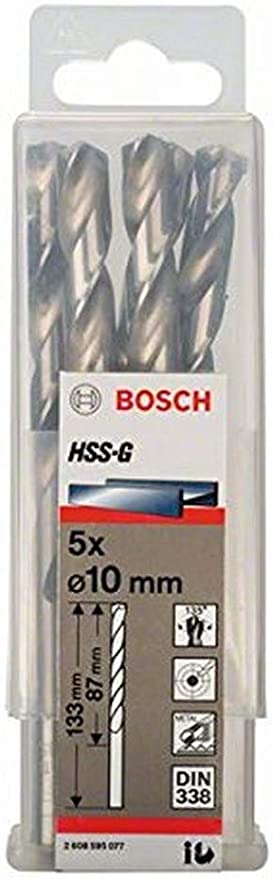 HSS-G Metal Matkap Ucu 10*133 mm 5li Yedek Parça, Aksesuar ve Bakım Onarım Hizmeti