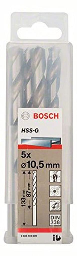 HSS-G Metal Matkap Ucu 10,5*133 mm 5li Yedek Parça, Aksesuar ve Bakım Onarım Hizmeti