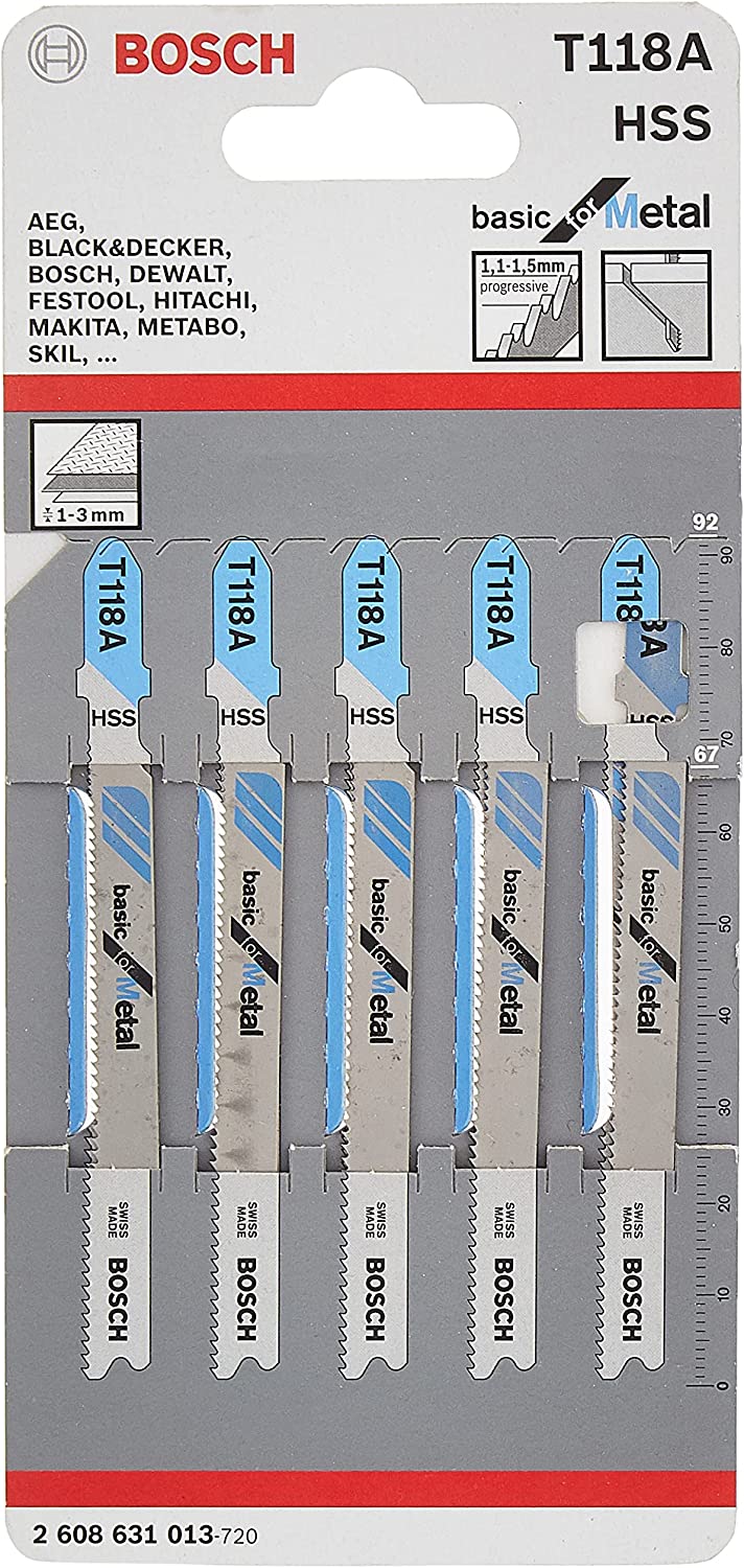 Dekupaj Bıçağı BasicforMetal T118A 25li Yedek Parça, Aksesuar ve Bakım Onarım Hizmeti