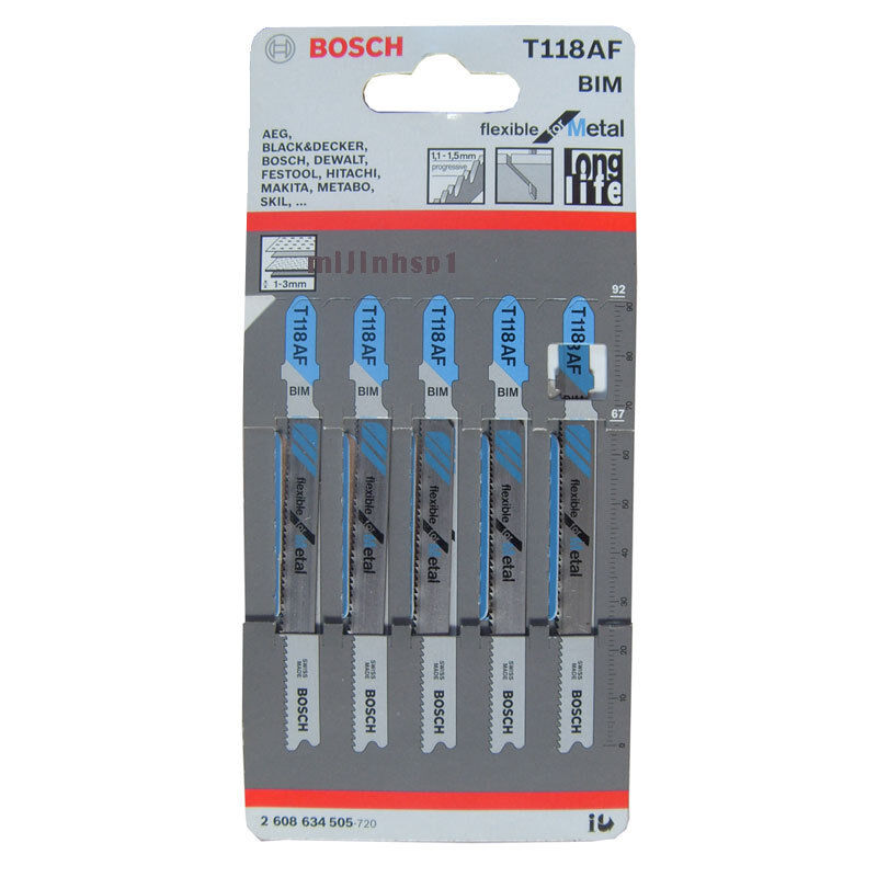 Dekupaj Bıçağı FlexforMetal T118AF 5li Yedek Parça, Aksesuar ve Bakım Onarım Hizmeti