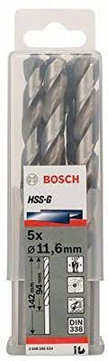 HSS-G Metal Matkap Ucu 11,6*142 mm 5li Yedek Parça, Aksesuar ve Bakım Onarım Hizmeti
