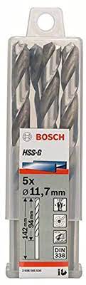 HSS-G Metal Matkap Ucu 11,7*142 mm 5li Yedek Parça, Aksesuar ve Bakım Onarım Hizmeti