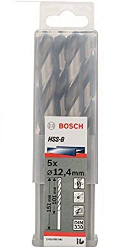 HSS-G Metal Matkap Ucu 12,4*151 mm 5li Yedek Parça, Aksesuar ve Bakım Onarım Hizmeti