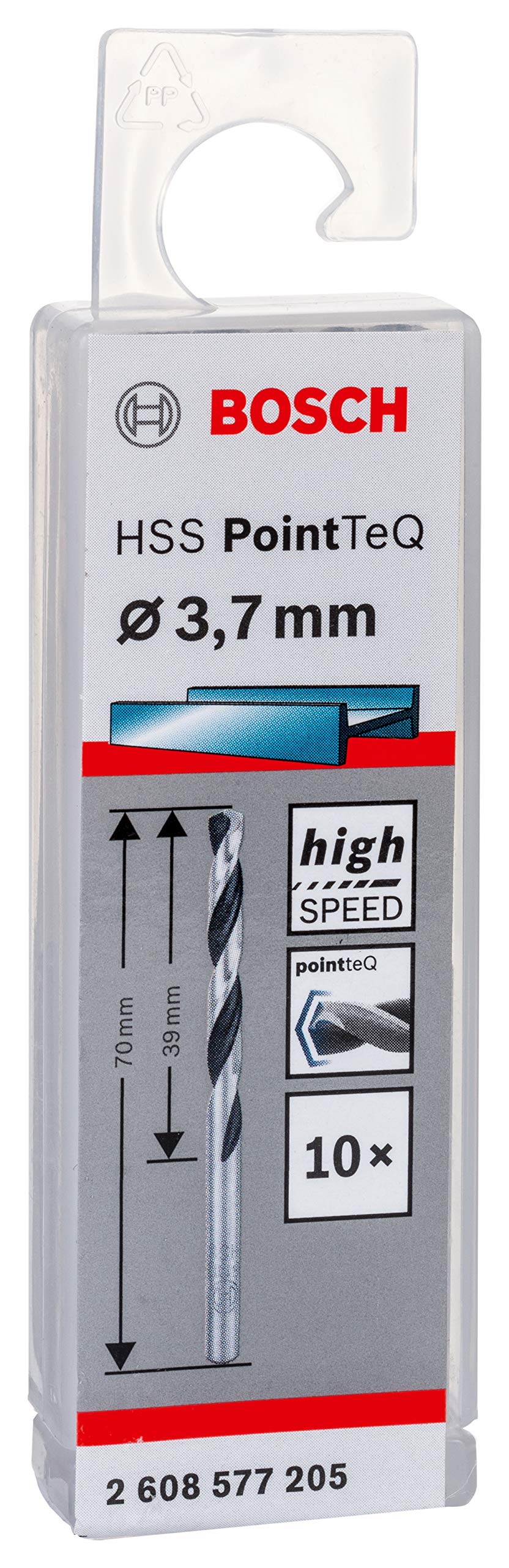 HSSPointTeQ Metal Matkap Ucu 3,7mm 10lu Yedek Parça, Aksesuar ve Bakım Onarım Hizmeti