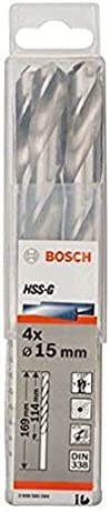 HSS-G Metal Matkap Ucu 15*169 mm 4lü Yedek Parça, Aksesuar ve Bakım Onarım Hizmeti