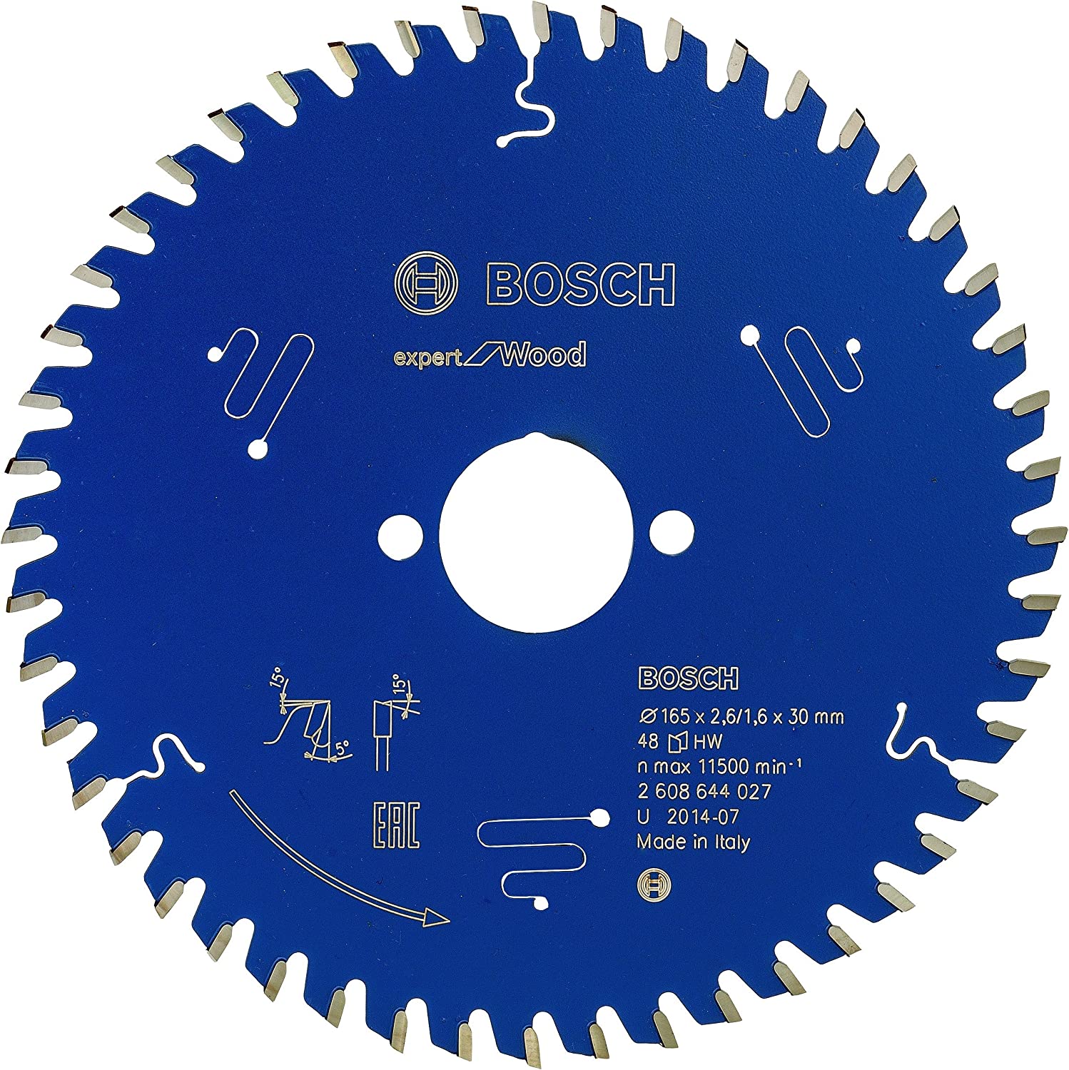 EXW Daire Testere Bıçağı 165*30 mm 48 D E Yedek Parça, Aksesuar ve Bakım Onarım Hizmeti