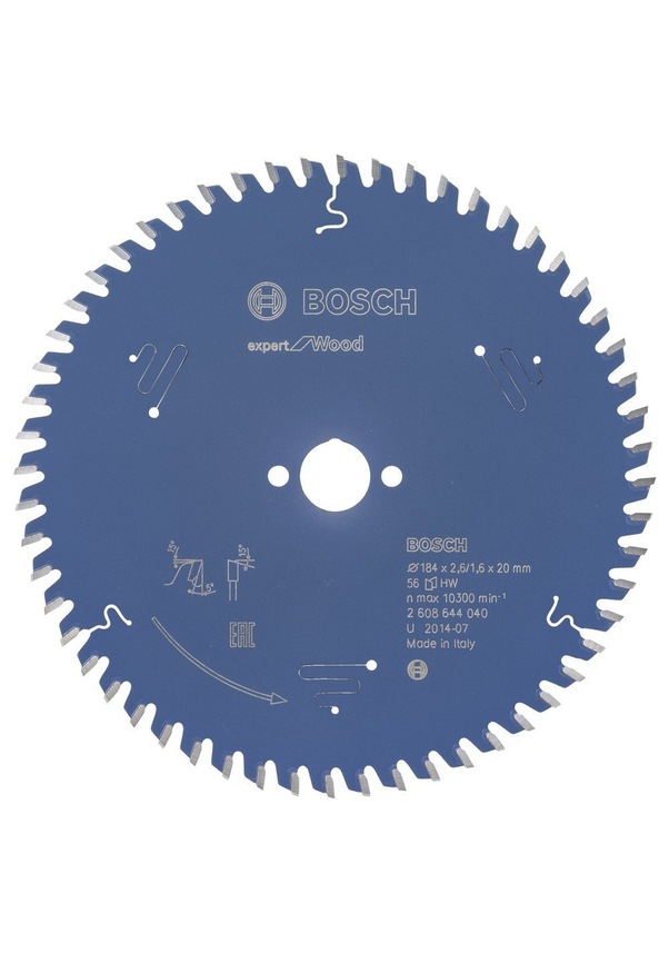 EXW Daire Testere Bıçağı 184*20 mm 56 D E Yedek Parça, Aksesuar ve Bakım Onarım Hizmeti