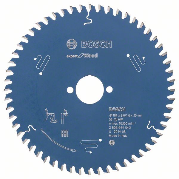 EXW Daire Testere Bıçağı 184*30 mm 56 D E Yedek Parça, Aksesuar ve Bakım Onarım Hizmeti