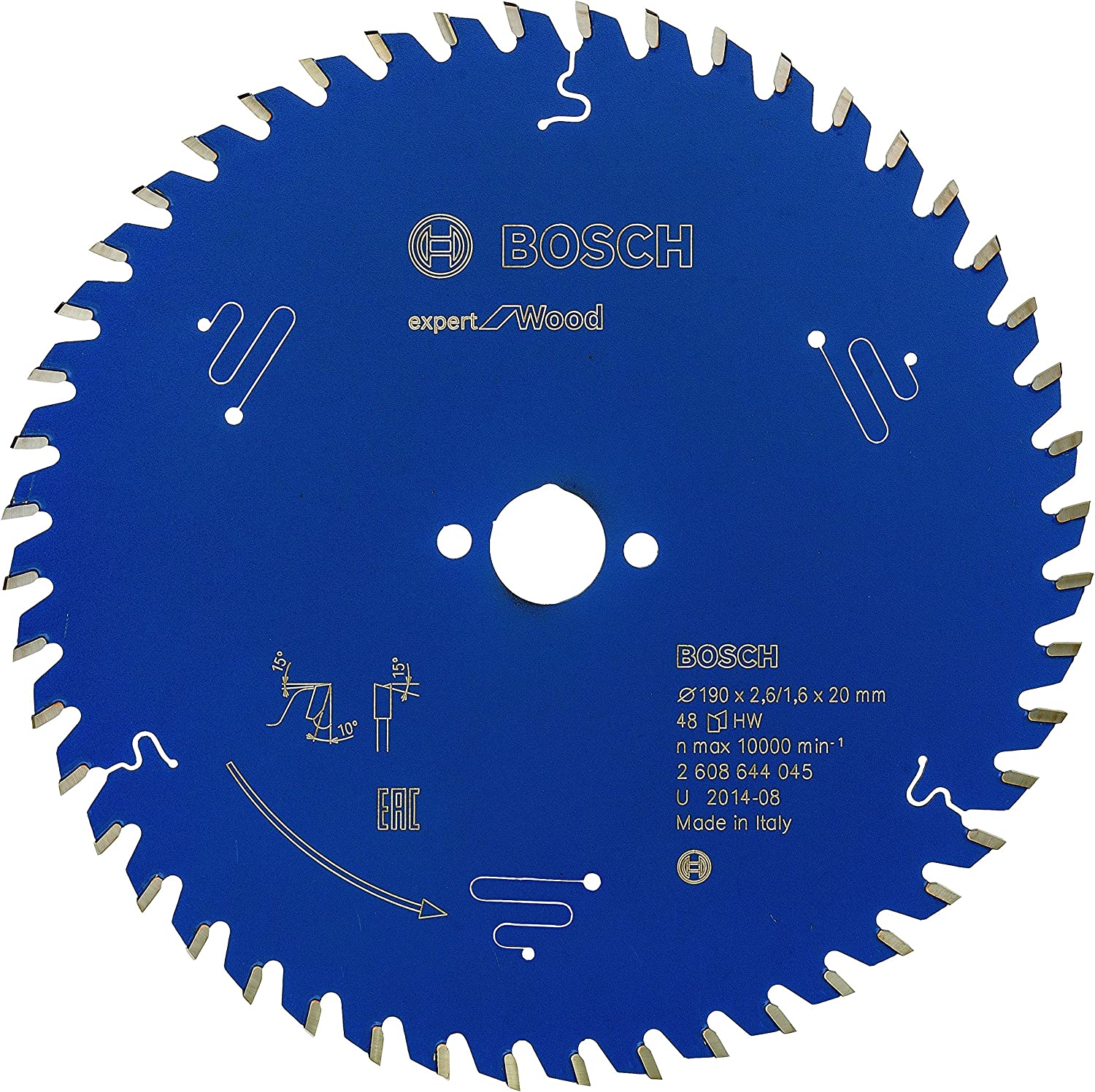 EXW Daire Testere Bıçağı 190*20 mm 48 D E Yedek Parça, Aksesuar ve Bakım Onarım Hizmeti