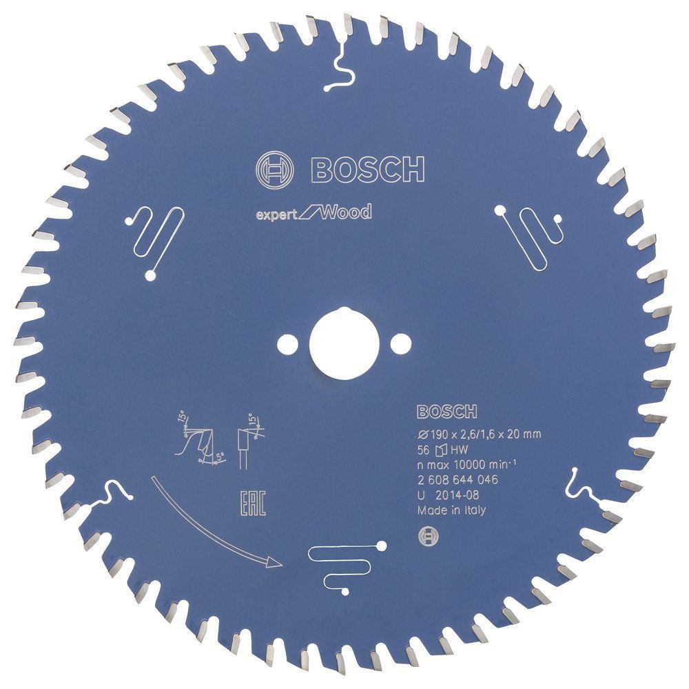 EXW Daire Testere Bıçağı 190*20 mm 56 D E Yedek Parça, Aksesuar ve Bakım Onarım Hizmeti