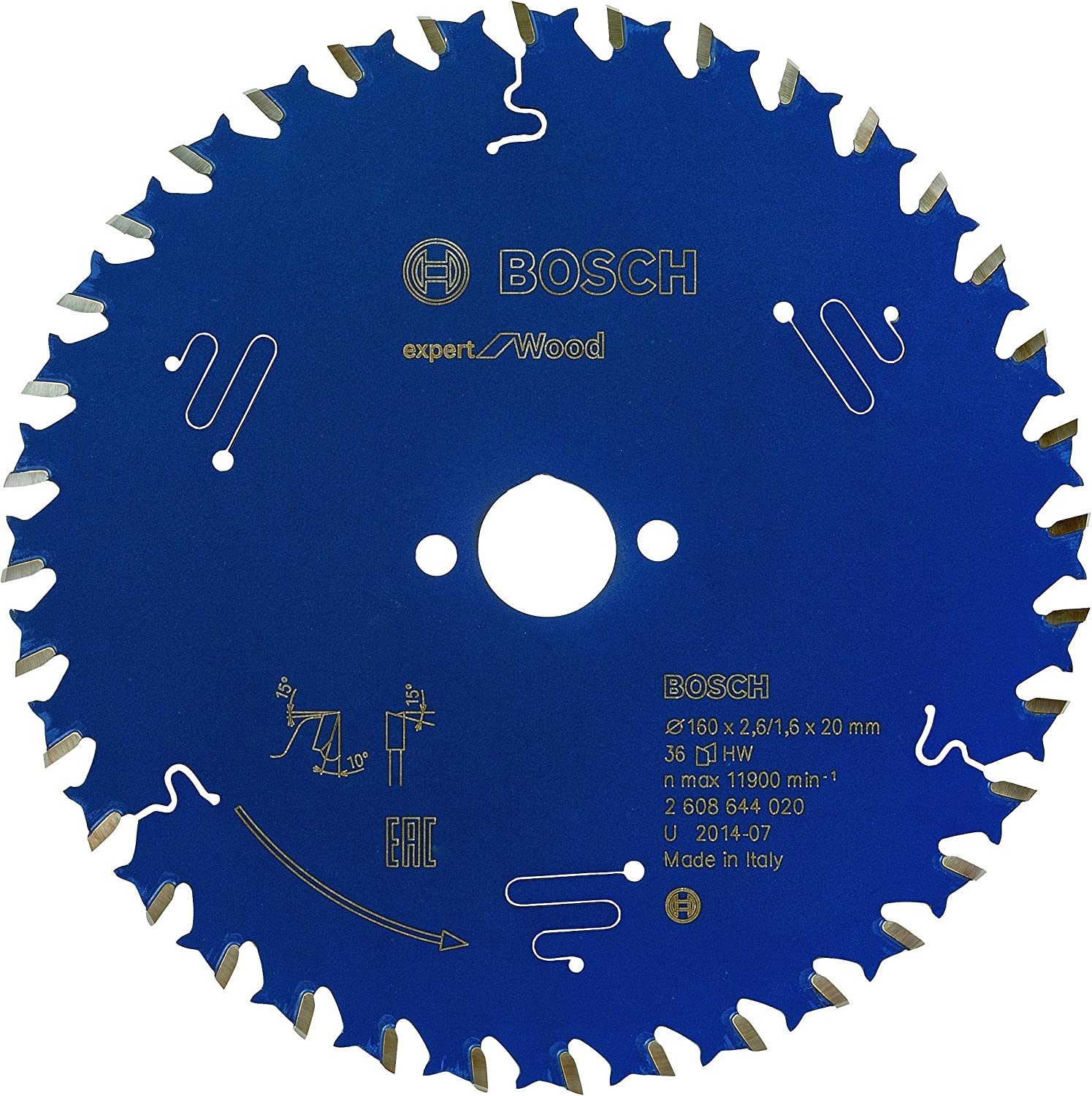 EXW Daire Testere Bıçağı 160*20 mm 36 D E Yedek Parça, Aksesuar ve Bakım Onarım Hizmeti