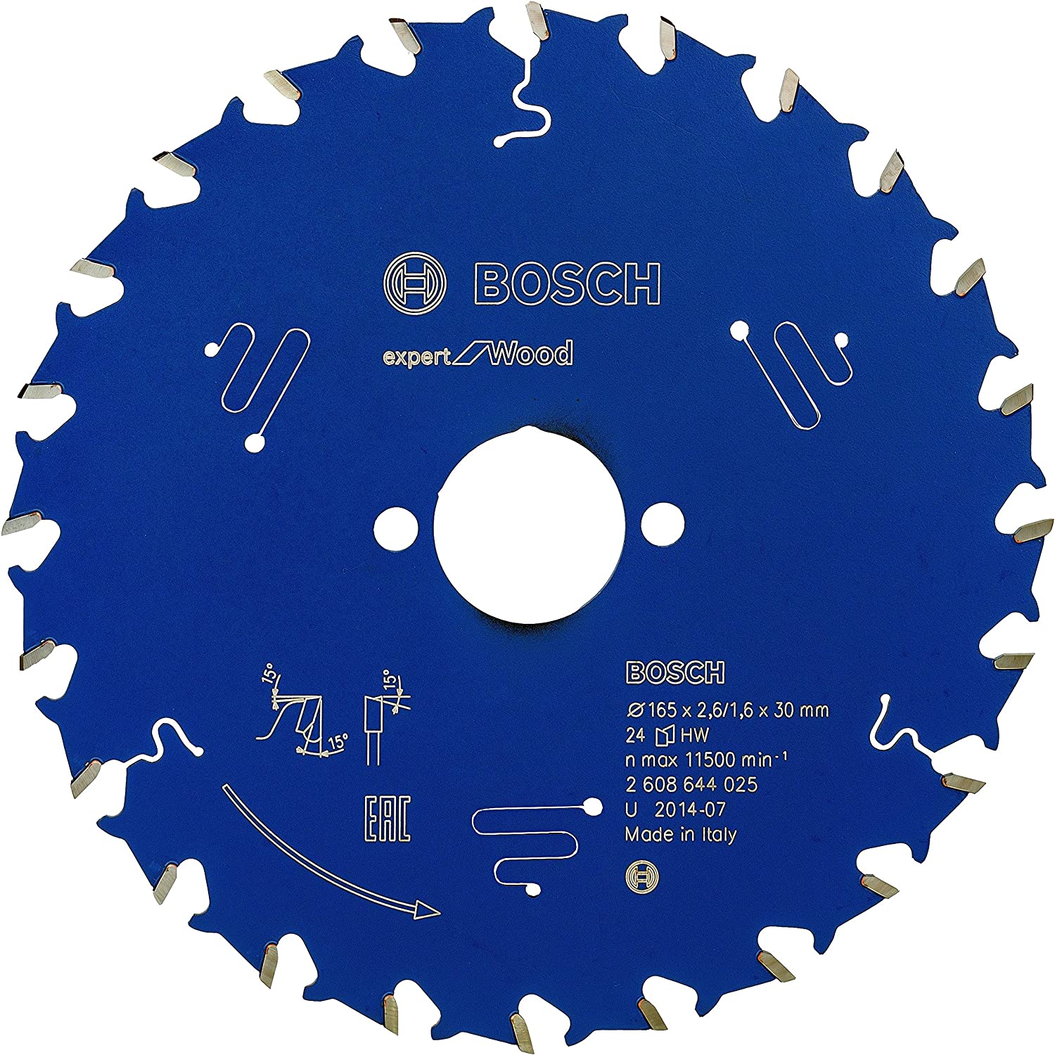 EXW Daire Testere Bıçağı 165*30 mm 24 D E Yedek Parça, Aksesuar ve Bakım Onarım Hizmeti