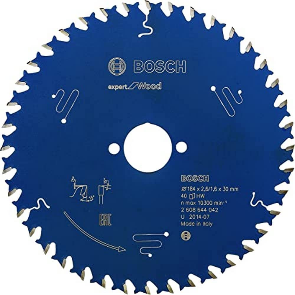 EXW Daire Testere Bıçağı 184*30 mm 40 D E Yedek Parça, Aksesuar ve Bakım Onarım Hizmeti
