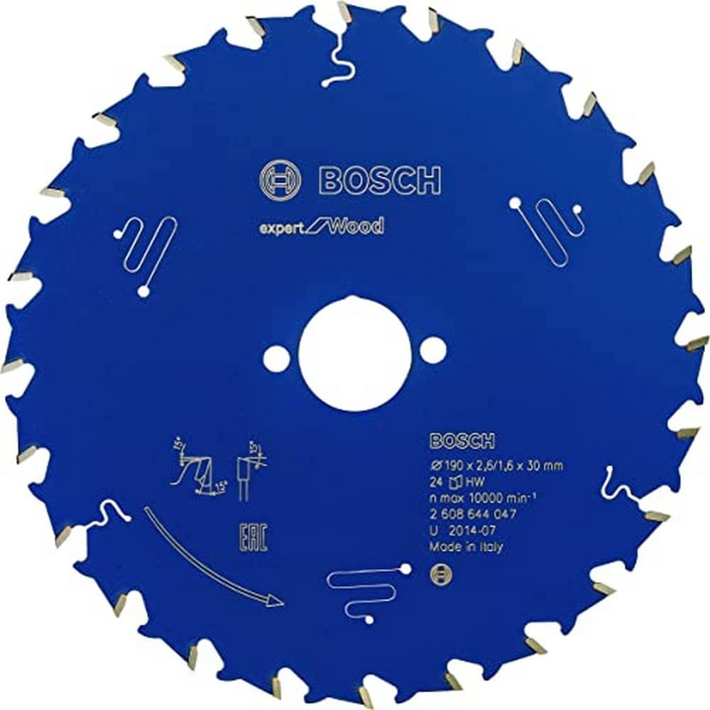 EXW Daire Testere Bıçağı 190*30 mm 24 D E Yedek Parça, Aksesuar ve Bakım Onarım Hizmeti