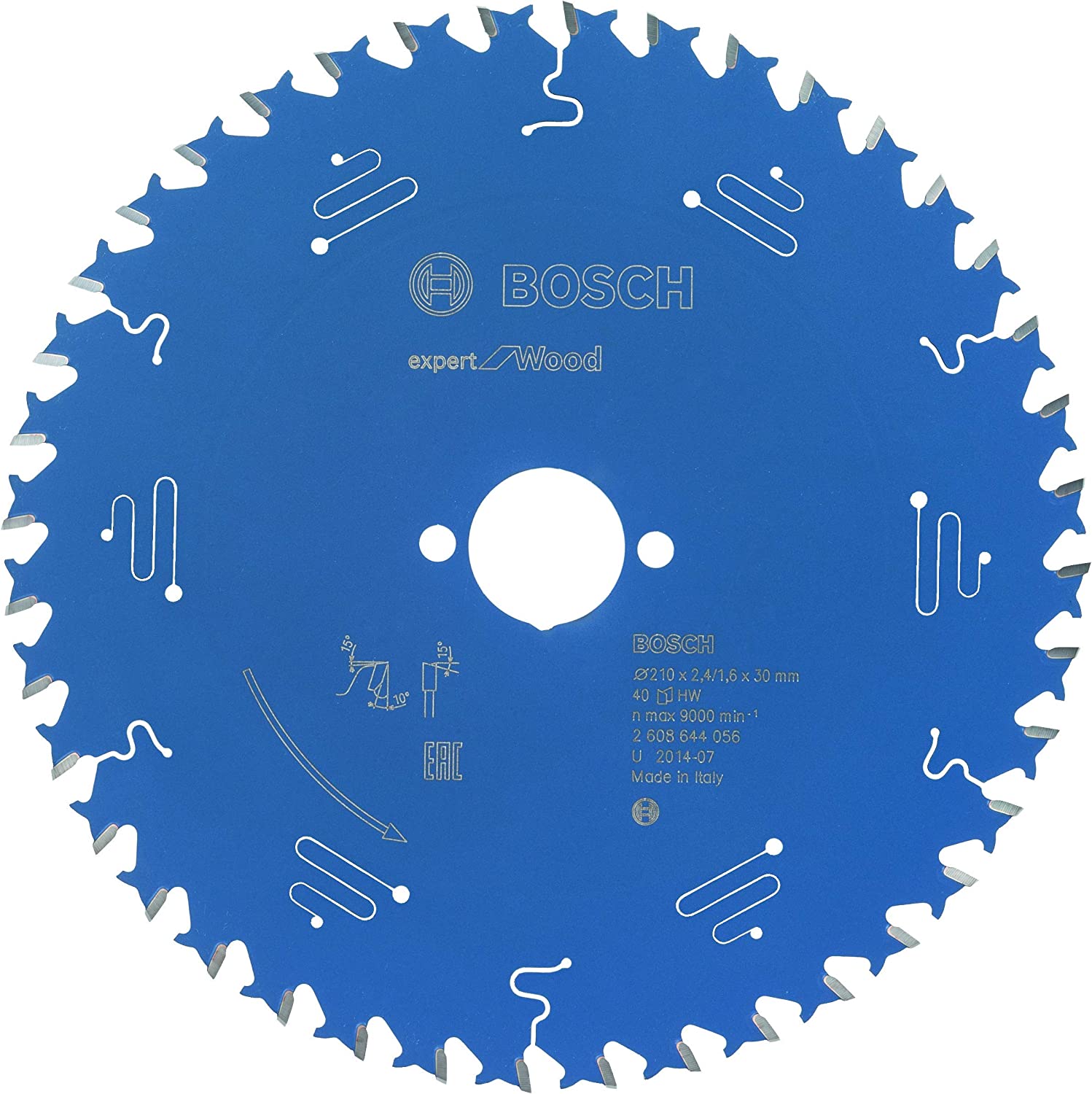 EXW Daire Testere Bıçağı 210*30 mm 40 D E Yedek Parça, Aksesuar ve Bakım Onarım Hizmeti