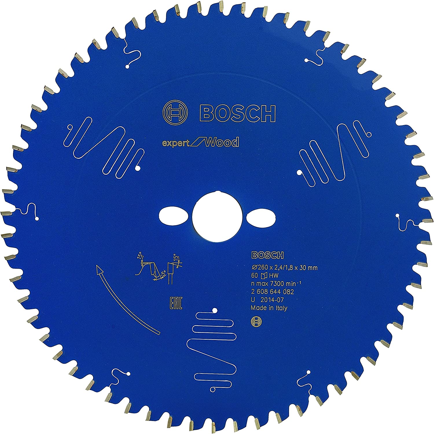 EXW Daire Testere Bıçağı 260*30 mm 60 D G Yedek Parça, Aksesuar ve Bakım Onarım Hizmeti