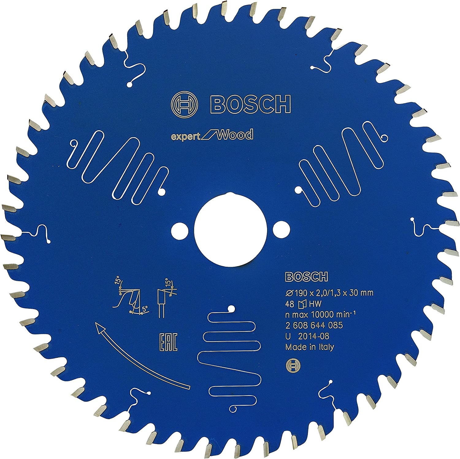 EXW Daire Testere Bıçağı 190*30 mm 48 D T Yedek Parça, Aksesuar ve Bakım Onarım Hizmeti