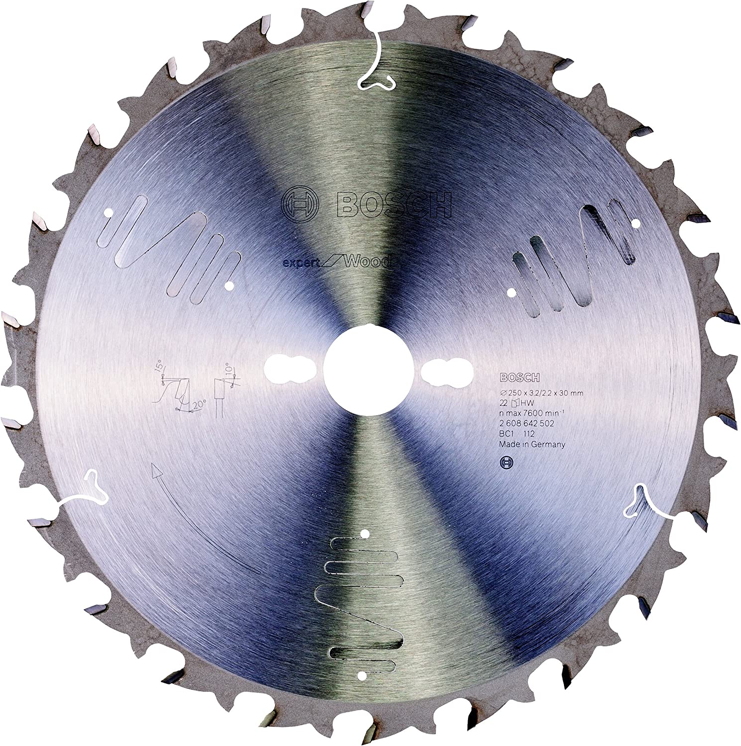 EXW Daire Testere Bıçağı 250*30 mm 22 D T Yedek Parça, Aksesuar ve Bakım Onarım Hizmeti