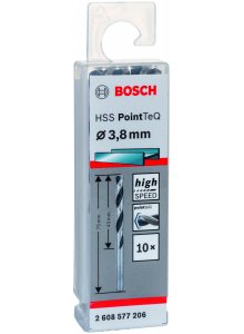 HSSPointTeQ Metal Matkap Ucu 3,8mm 10lu Yedek Parça, Aksesuar ve Bakım Onarım Hizmeti