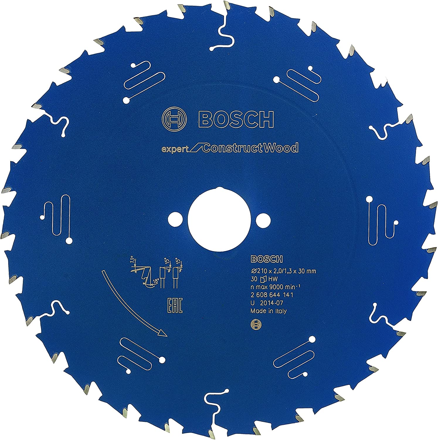 EXCW Daire Testere Bıçağı 210*30 mm 30 D E Yedek Parça, Aksesuar ve Bakım Onarım Hizmeti