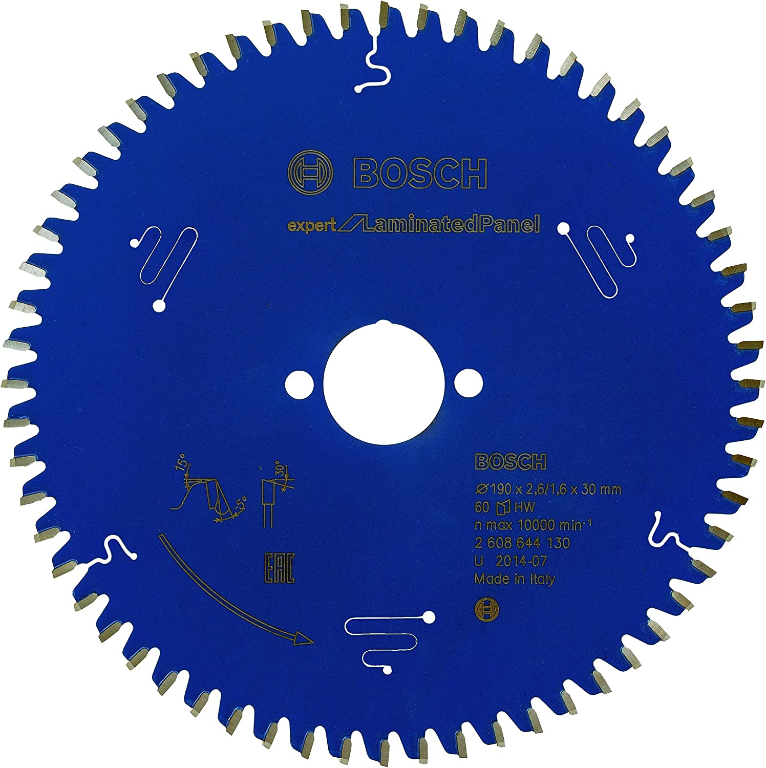 EXLP Daire Testere Bıçağı 190*30 mm 60 D E Yedek Parça, Aksesuar ve Bakım Onarım Hizmeti