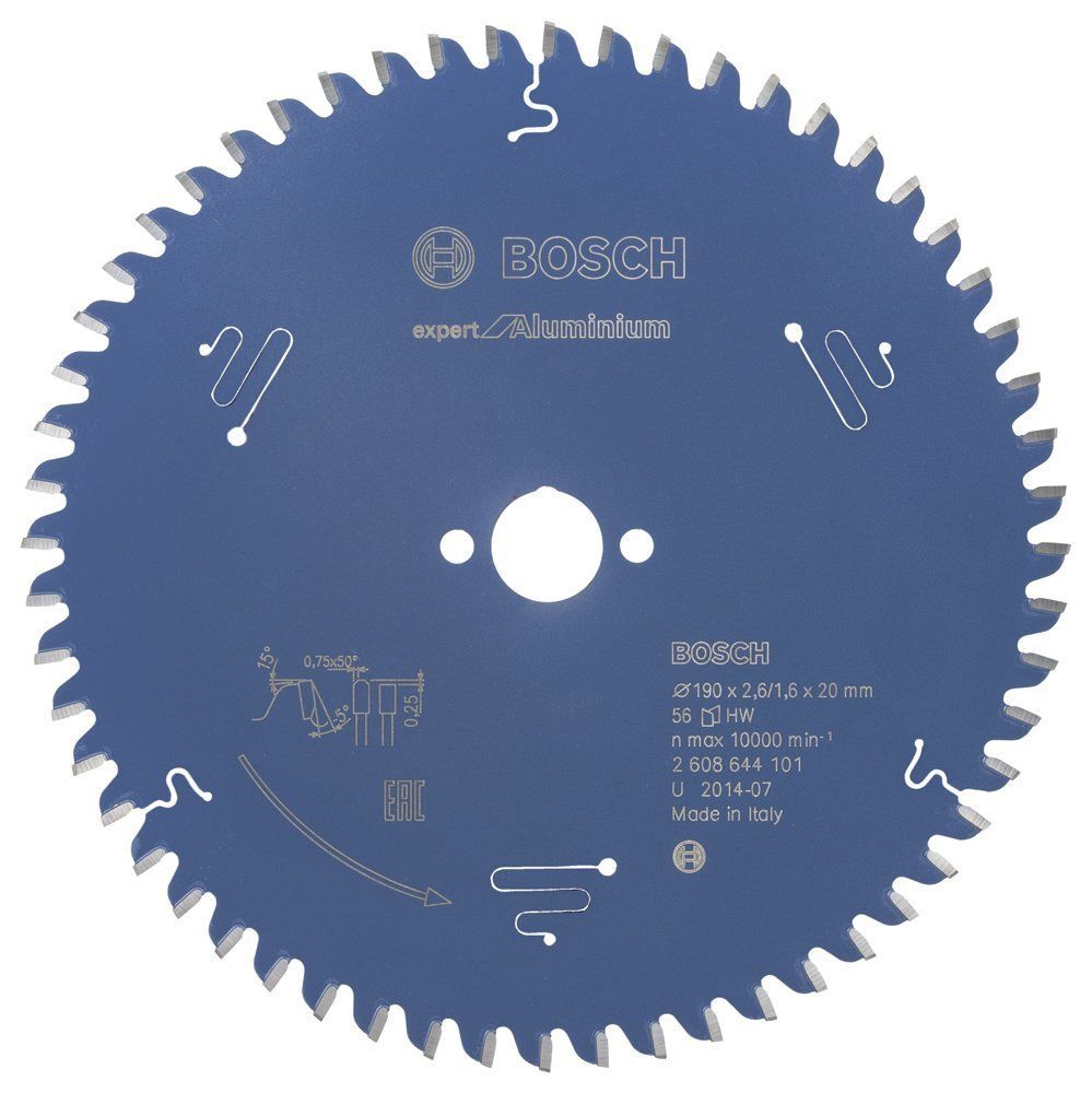 EXAL Daire Testere Bıçağı 190*20 mm 56 D E Yedek Parça, Aksesuar ve Bakım Onarım Hizmeti