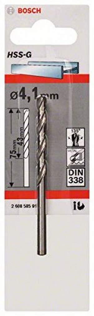 HSS-G Metal Matkap Ucu 4,1*75 mm 1li Yedek Parça, Aksesuar ve Bakım Onarım Hizmeti