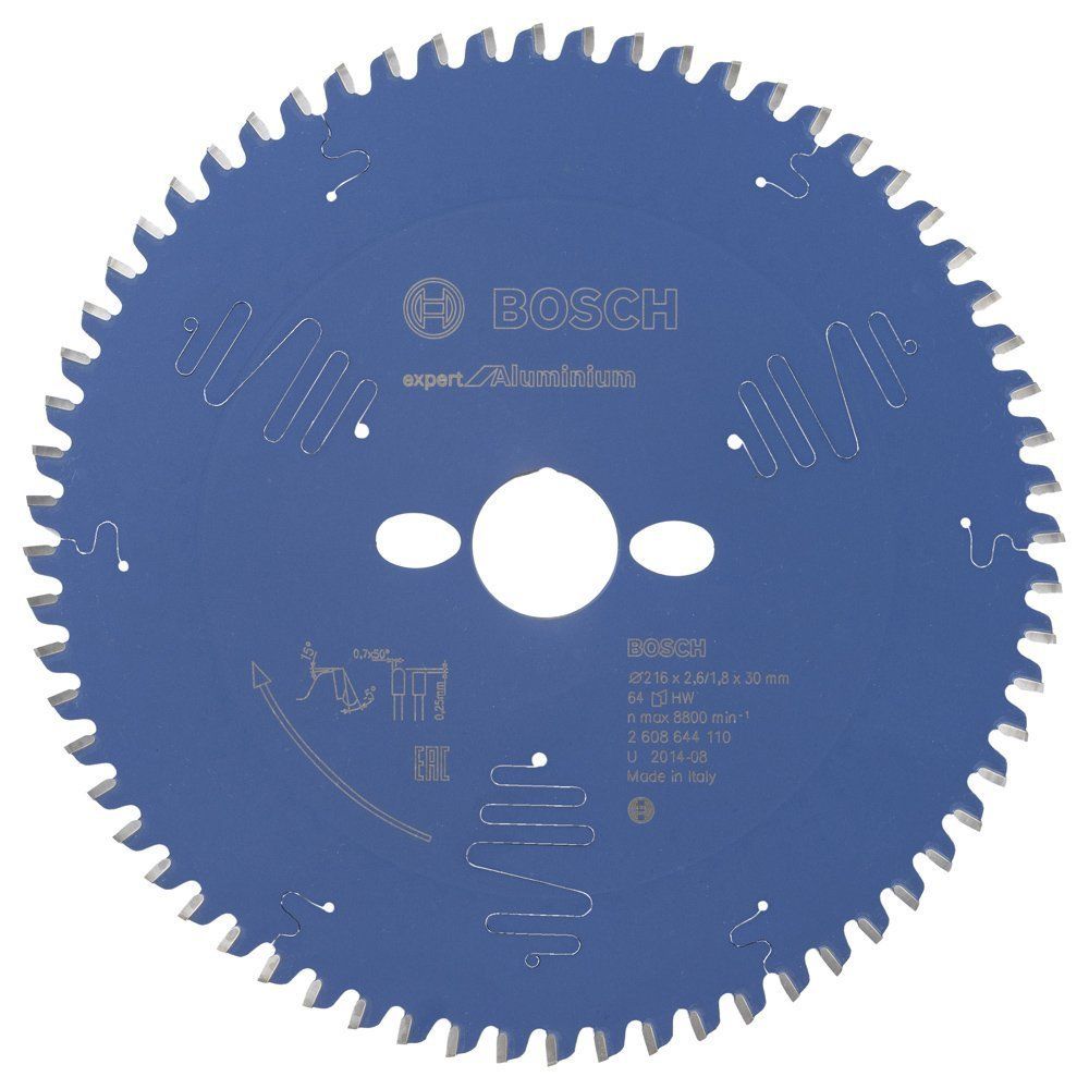 EXAL Daire Testere Bıçağı 216*30 mm 64 D G Yedek Parça, Aksesuar ve Bakım Onarım Hizmeti