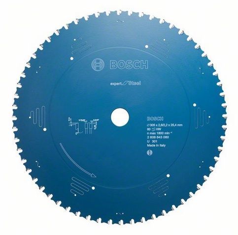 EXST Daire Testere Bıçağı 254*25,40 mm 60 D G Yedek Parça, Aksesuar ve Bakım Onarım Hizmeti